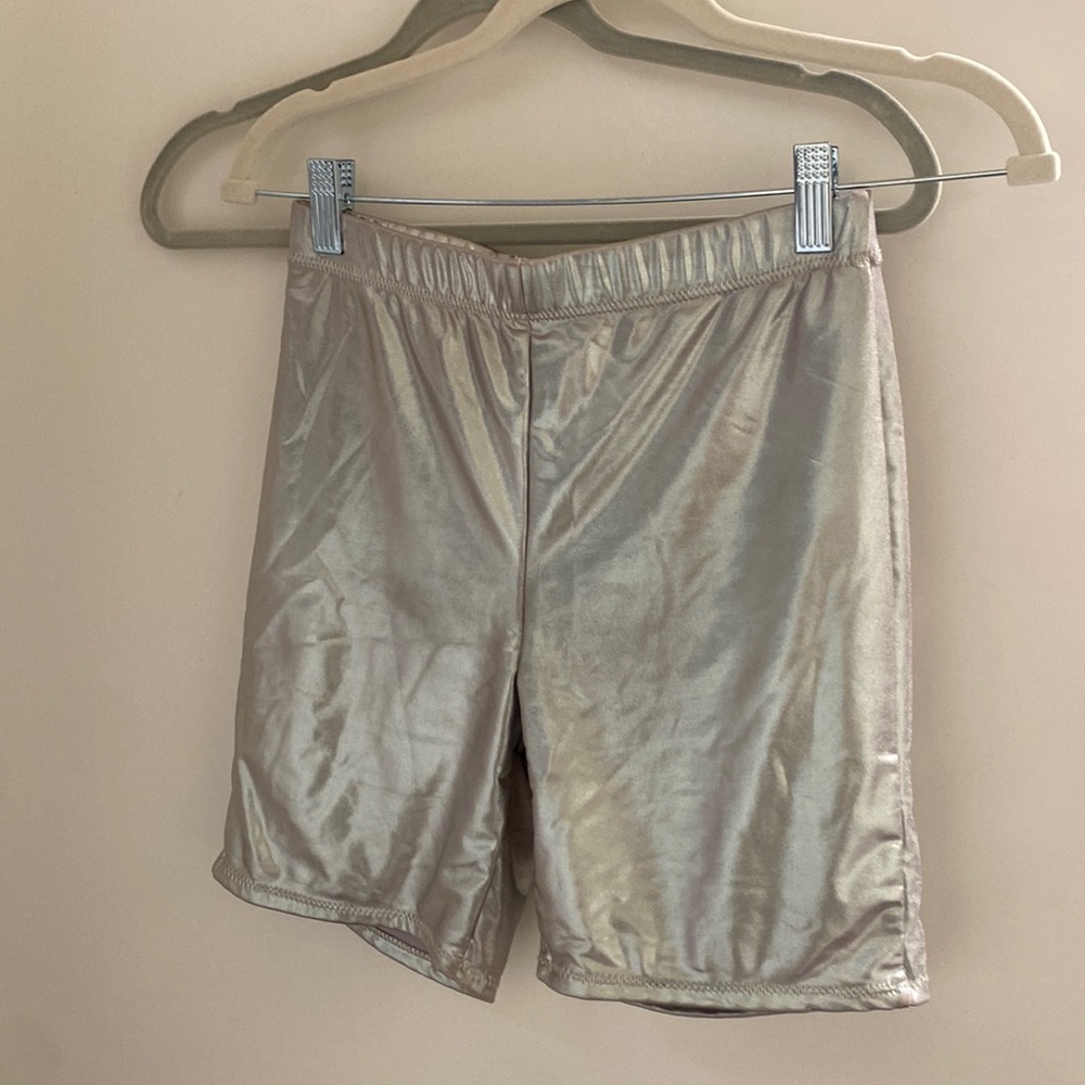 Skims metallic mid waist short